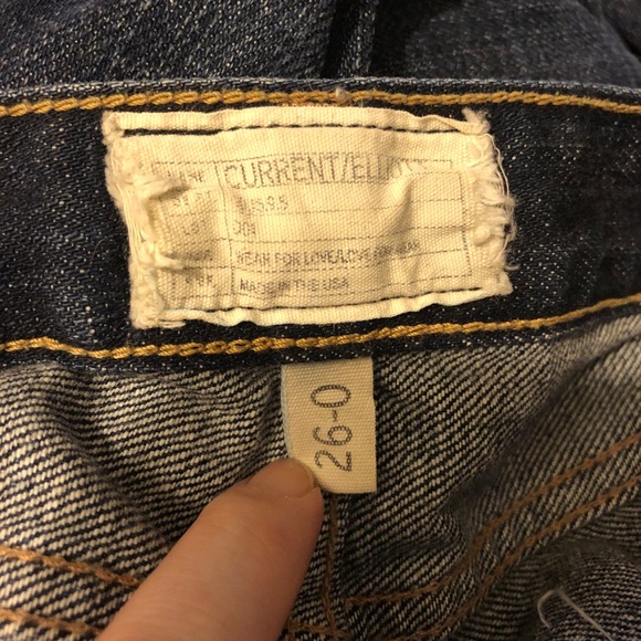 Current Elliott The Skinny Jean Paint Distressed - Picture 2 of 3
